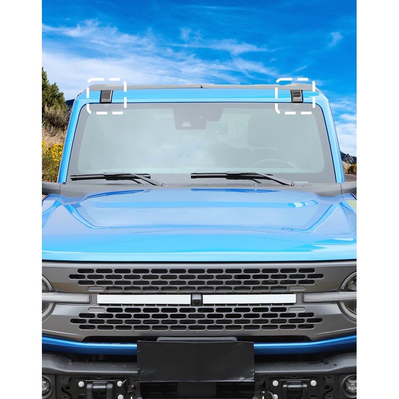 Voodonala Roof Screw Molding Cover Windshield Pillar Replacement Compatible with