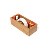 Lipper International Bamboo Utensil Holder Storage Box for Cooking Tools,