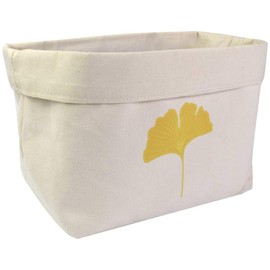 Large 'Yellow Ginkgo Leaf' Canvas Organiser/Storage Bag (OR00031831)