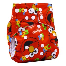 Pañal Ecologico De Elmo Con 2 Absobentes De Bambú                                                                                                     