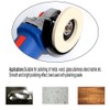 6-piece 125 mm x 22 mm wool felt polishing disc,