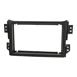 tomzz Audio 2439-146 Double DIN Radio Faceplate Compatible with Opel Agila B Suzuki Splash Black