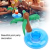 12pcs Coconut Trees Inflatable Pool Drink Holder Beach Party Cup