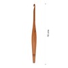 Ommi Ergonomic Handle Crochet Hooks | Handcrafted 7’’ Camwood Crochet