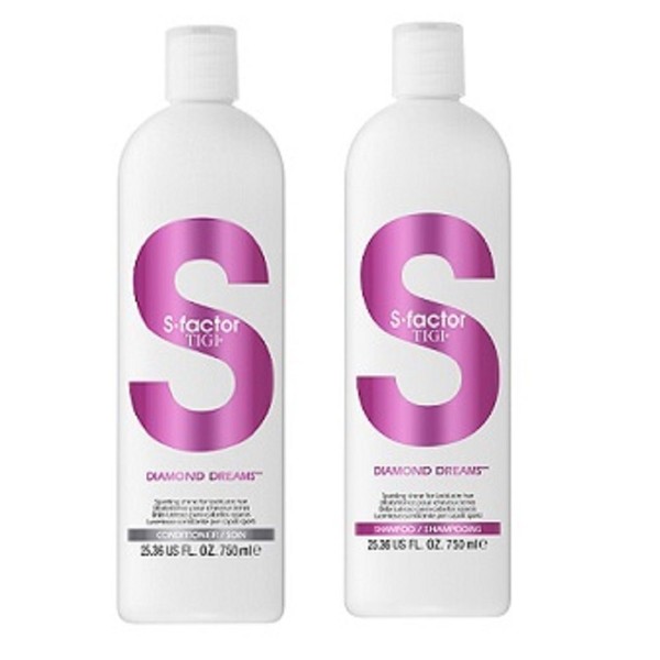 S Factor Diamonds Dreams Shampoo and Conditioner Duo by TIGI- 25.36 oz