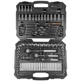 Paramount 116 Piece SAE/Metric Deep and Standard Socket Set: 1/4, 3/8 & 1/2" Drive; 6,8 & 12 Point