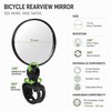 Bicycle Rearview Mirror for Safer Riding – 360° Adjustable Convex
