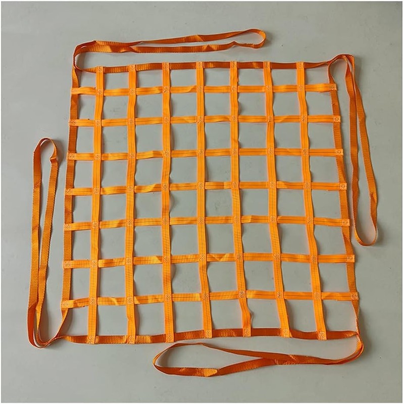 Flat Nylon Sling Hoisting Net, Loading and Unloading Heavy Objects