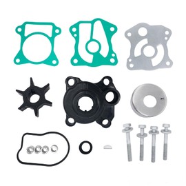MARKGOO Water Pump Repair Kit with Housing for Honda 4 Stroke Outboard 25 30 hp BF25A BF25D BF30A BF30D Boat Motor Engine Rebuild Parts Replacement 06193-ZV7-020 06193-ZV7-030 06193-ZV7-010