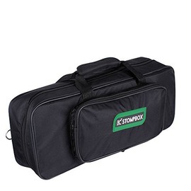 Ex Portable Aluminum Guitar effects Pedalboard With Waterproof Soft Bag, ENO Ex Guitar Effects Pedals Accessories (21" Medium Pedalboard with Bag)