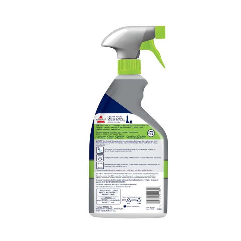 Bissell Pet Pro Stain and Odor Eliminator with Enzyme Action,