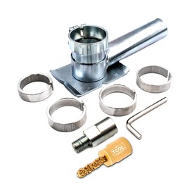 Mortar Masonry Joint Raker Starter Kit for 115mm Grinders, Dust Guard with 8 mm Carbide Mortar Rake, Professional Routing Tool, Efficient Dust-Free Removal of Mortar and Cement Joints in Brickwork