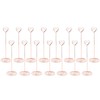 15PCS Table Number Holder 22cm Heart Shaped Iron Wire Picture