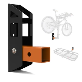 Fioracl Hitch Wall Mount 2 in Receiver, Max Hold up to 350LBS, Bike and Cargo Rack Organizer, Trailer Hitch Receiver Hitch Bicycle Ski Rack Storage, Foldable Hanging Garage Organizer