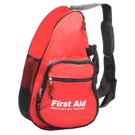 Deluxe First Aid Sling Bag Red Each