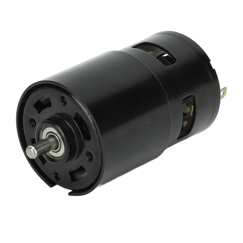 High Torsion DC Motor 12000RPM Round Shaft Fast Speed Red