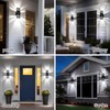 MZLITI Up and Down Outdoor Wall Light, IP65 Waterproof LED