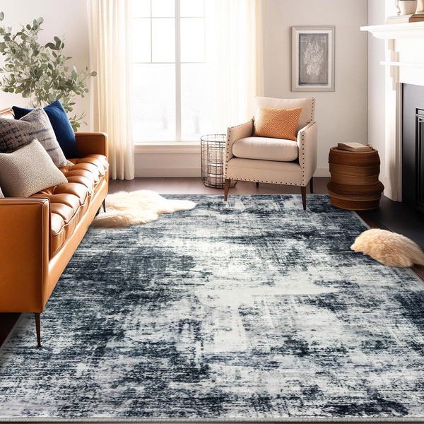 IOHOUZE Abstract Area Rugs 8x10 Ft Washable Large Rugs for