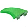 Dilwe Surfing Fins, Green 3 Pieces Surfboard Fins Surfboard Fibreglass