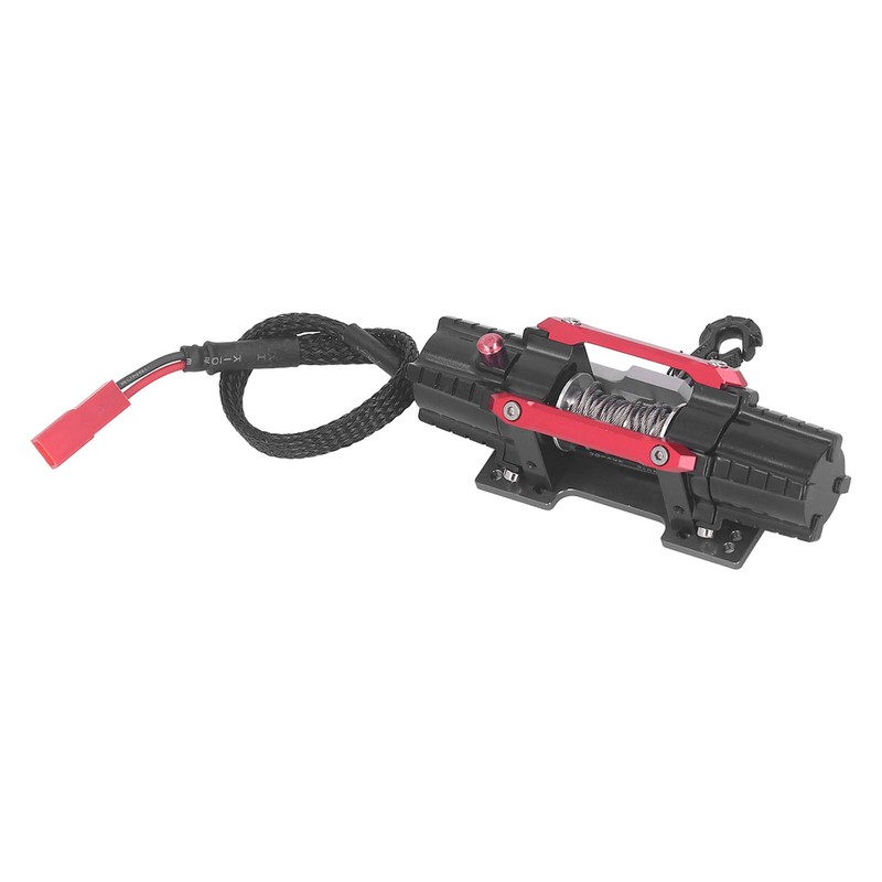 RC Winch Aluminum Alloy Electric Dual Motor Simulated Winch for