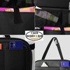 2PACK Leather Car Backseat Organizer with Tablet Holder - 9