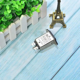 Comimark EMI RFI Filter AC 250V 10A CW1D-10A-T Suppressor Power Line Noise Filter (2Pcs)