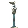 Antique Flame Olympics Solid Bronze Handmade Statue 17cm