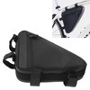 Bike Triangle Bag Waterproof Zipper Reflective Design Bicycle Frame Storage