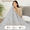 Electric Blanket Heated Throw, Heated Blanket Soft Flannel Heating Blanket