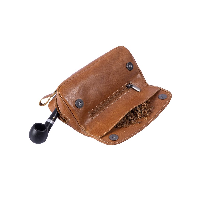 Alpenleder MICHL Pipe Bag (Handmade) Sustainable Organic Leather from Regional