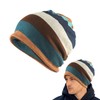 Tia Family Knit Hat, Striped Stretch Cotton Hat, Spring, Summer,