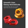 2pcs M10 Bicycle Wheel Hub Axle Nut 7075 Aluminum Bicycle
