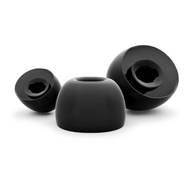 Okuli 12 x Silikon Ohrstöpsel Ohrhörer Gummi Tipps Für JBL Tour Pro 2 Kopfhörer Ohrhörer in Schwarz