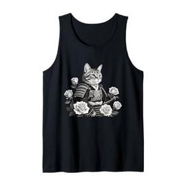 Samurai Cat Dragon Tank Top