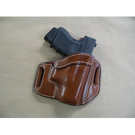 Azula Gun Holsters Taurus G2 Millenium 9mm OWB Leather 2 Slot Molded Pancake Belt Holster CCW TAN RH