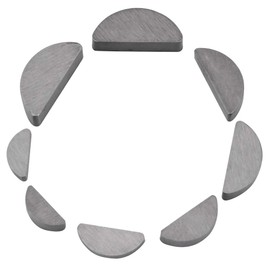 Metal Woodruff Keys Assortment Kit Set Durable Smooth Surface Fasteners Mechanical Industry Use