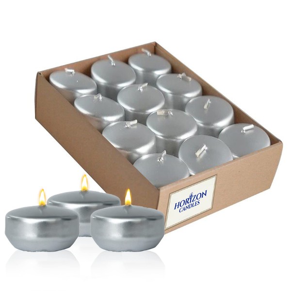 Horizon - Unscented 24 Piece Floating Candles for Parties |