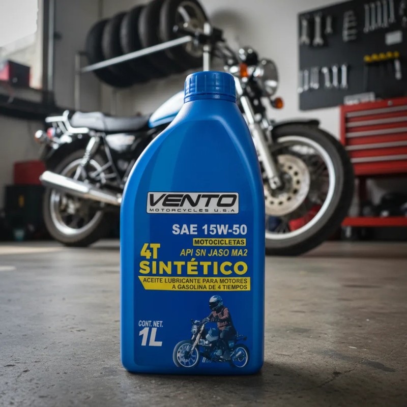 Aceite Sintético Vento 15w50 Moto/cuatriciclo 1l