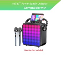 eeTao 5V USBC Charging Cable for Gesnada K200 K-200 Karaoke Machine Portable Bluetooth Speaker Rechargeable DC5V USB Type C Power Supply Cord Charger