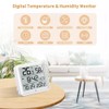 Snblzhef Digital Tuya WiFi Time Clock Date Thermometer Hygrometer Backlight