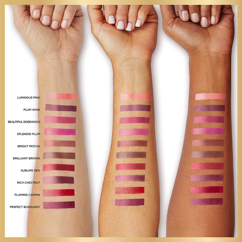 L’Oréal Paris Age Perfect Luminous Hydrating Lipstick, Plum Wine, 0.13