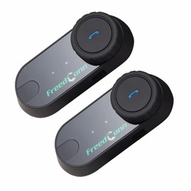 Freedconn TCOM-VB Motorcycle Incom, 2 Person Music Sharing, Bluetooth 5.0, FM Radio, Japanese Voice Guidance, Pairing with Other Companies, 2 People Simultaneous Calls, 3 Person Pairing, Japanese