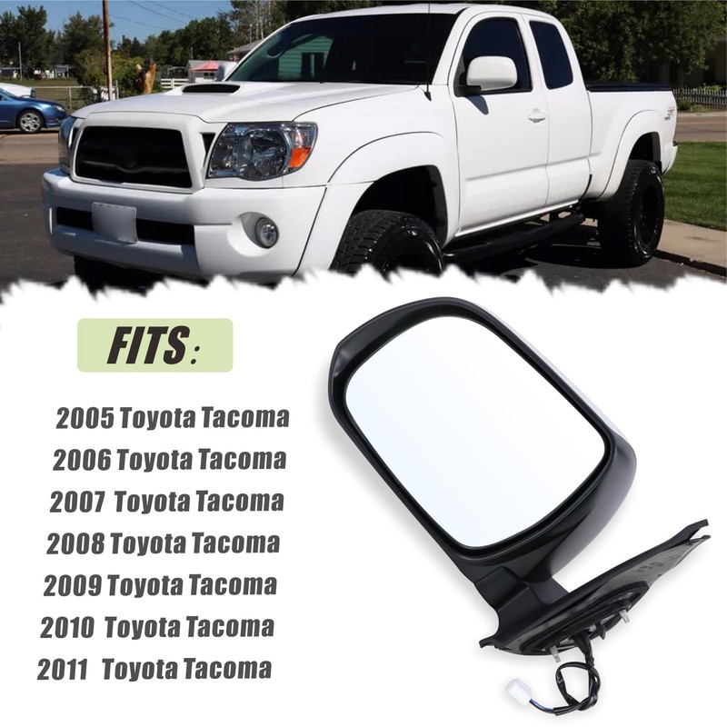 Lqito Left Driver Side Mirror Compatible With 2005 2006 2007