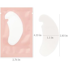 50 Pares De Almohadillas Para Debajo De Los Ojos, Parches De Gel De Extensión De Pestañas, Extensión De Pestañas Sin Pelusa Debajo De Hidrogel Para