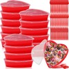 Newtay 16 Sets Valentine's Day Heart Shaped Storage Containers 17