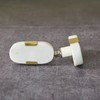 ARTISNO Oval Stone Brass Knob | Pull Handle | Drawer