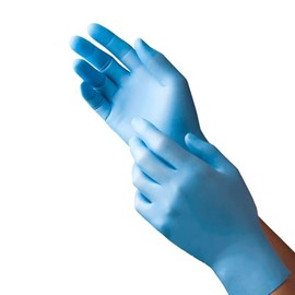 TRONEX 1000 Pack Nitrile Exam Glove, Blue Medical Examination Gloves, Fingertip-Textured, Powder-Free (Medium)
