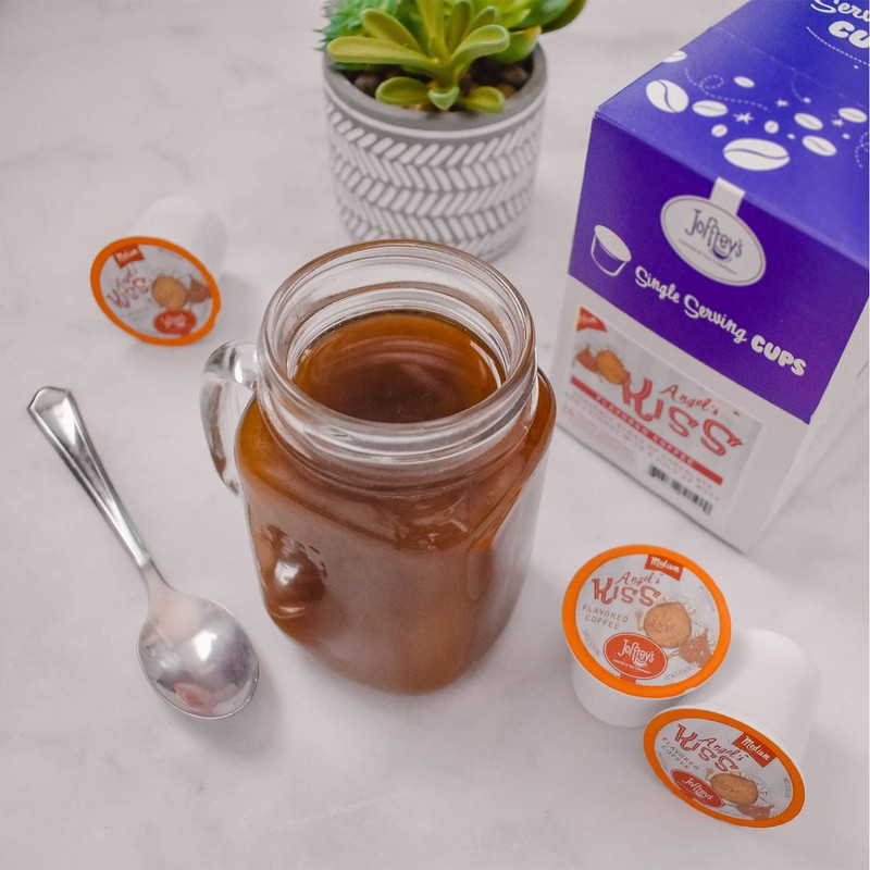 Joffrey's Coffee - Angel's Kiss, Flavored Coffee, Artisan Medium Roast,