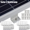 Pack of 8 Solar Panel Z Brackets, Solar Panel Mounting