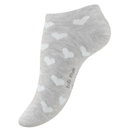 BestSale247 12 Pairs of Fashionable Women's / Girls' Trainer Socks Cotton 35-38 / 39-42 - Many Trendy Colours, Pattern 5